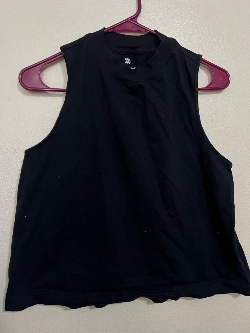 all in motion Black Sleeveless High-Neck Tank